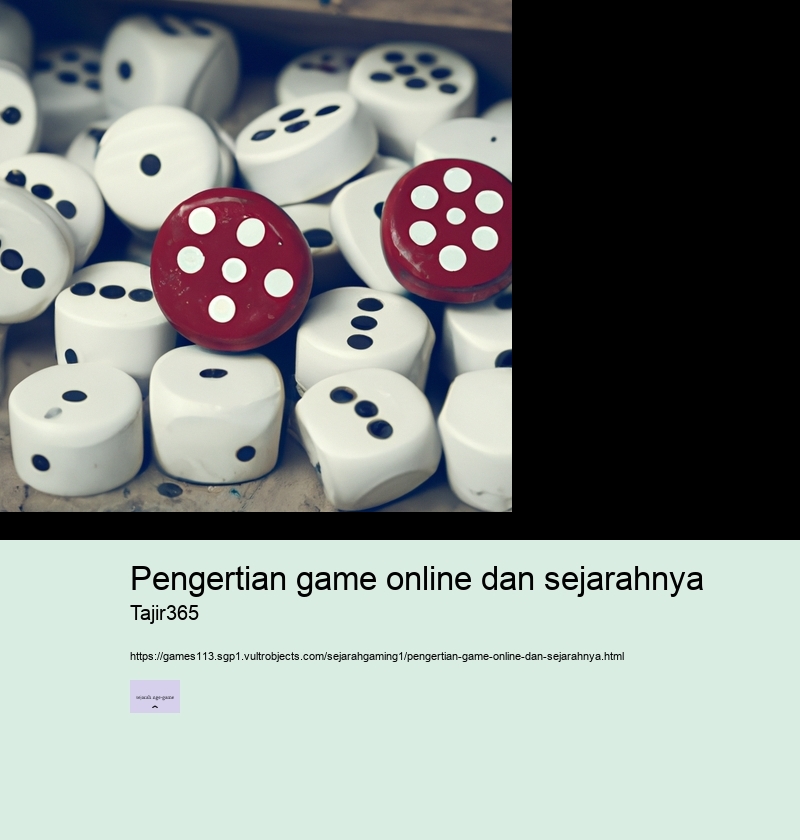 pengertian game online dan sejarahnya